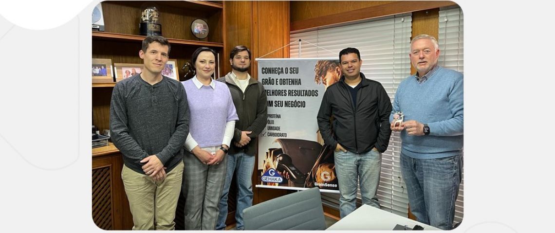 Gehaka e Grainsense: parceria de sucesso.